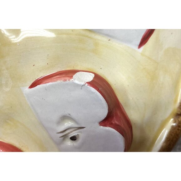 VTG Over and Back Apple Pie 10 Inch Fall Decor Thanksgiving Pie Dessert READ - Picture 4 of 13